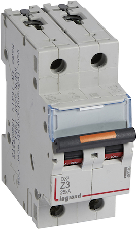 Legrand 409909 Авт.выкл.DX3 Z3A 2П 25kA