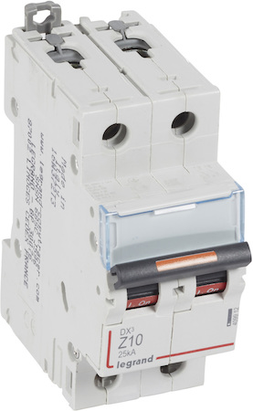 Legrand 409912 Авт.выкл.DX3 Z10A 2П 25kA