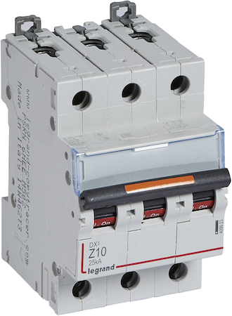 Legrand 409923 Авт.выкл.DX3 Z10A 3П 25kA