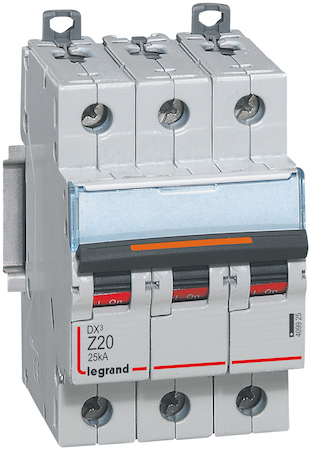Legrand 409925 Авт.выкл.DX3 Z20A 3П 25kA