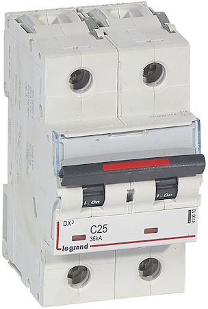Legrand 410010 Авт.Выкл.DX3 2П C25A 36кА