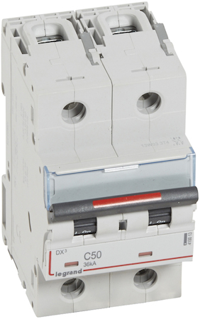 Legrand 410013 Авт.Выкл.DX3 2П C50A 36кА