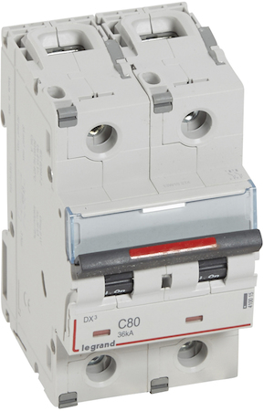 Legrand 410015 Авт.Выкл.DX3 2П C80A 36kA
