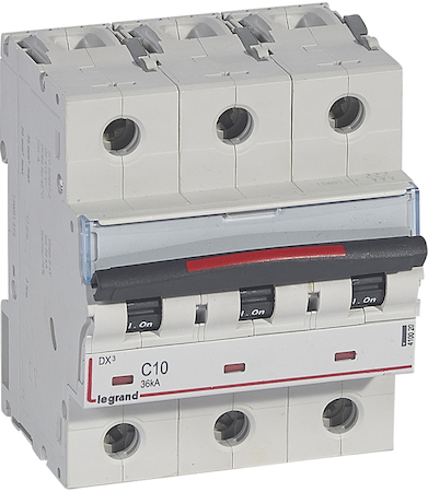 Legrand 410020 Авт.Выкл.DX3 3П C10A 36кА