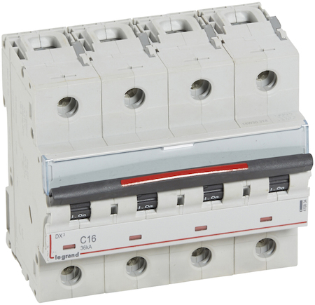 Legrand 410034 Авт. Выкл. DX3 16A 4п 36кА