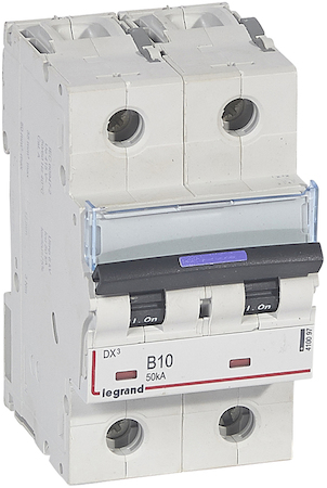 Legrand 410097 DX3 авт.выкл. 50кА 10А 2п B