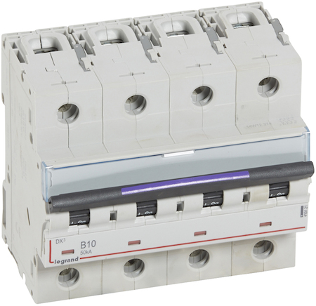 Legrand 410121 DX3 авт.выкл. 50кА 10А 4п B