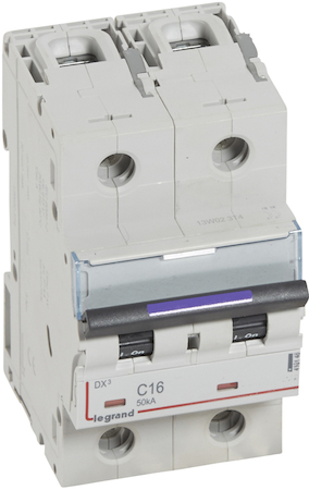 Legrand 410148 DX3 авт.выкл. 50кА 16А 2п C