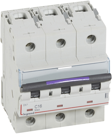 Legrand 410161 DX3 авт.выкл. 50кА 16А 3п C