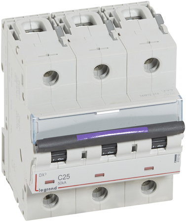 Legrand 410163 DX3 авт.выкл. 50кА 25А 3п C