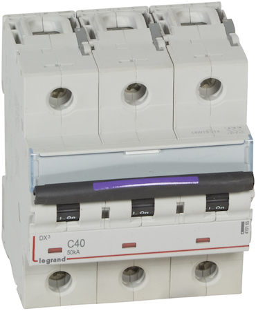 Legrand 410165 DX3 авт.выкл. 50кА 40А 3п C