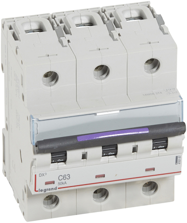 Legrand 410167 DX3 авт.выкл. 50кА 63А 3п C