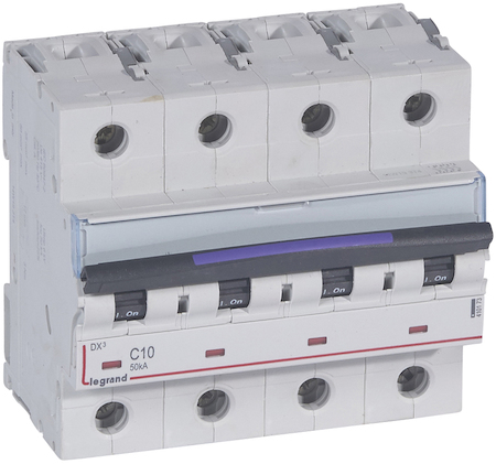 Legrand 410173 DX3 авт.выкл. 50кА 10А 4п C