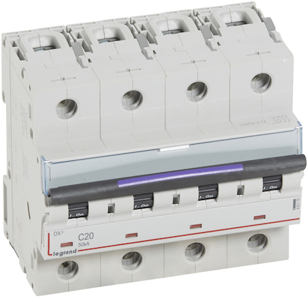 Legrand 410175 DX3 авт.выкл. 50кА 20А 4п C