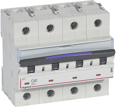 Legrand 410178 DX3 авт.выкл. 50кА 40А 4п C