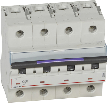 Legrand 410179 DX3 авт.выкл. 50кА 50А 4п C