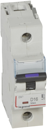 Legrand 410187 DX3 авт.выкл. 50кА 16А 1п D
