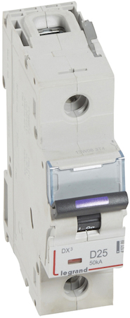 Legrand 410189 DX3 авт.выкл. 50кА 25А 1п D