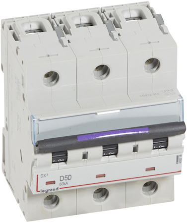 Legrand 410218 DX3 авт.выкл. 50кА 50А 3п D