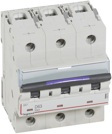 Legrand 410219 DX3 авт.выкл. 50кА 63А 3п D