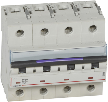 Legrand 410229 DX3 авт.выкл. 50кА 32А 4п D