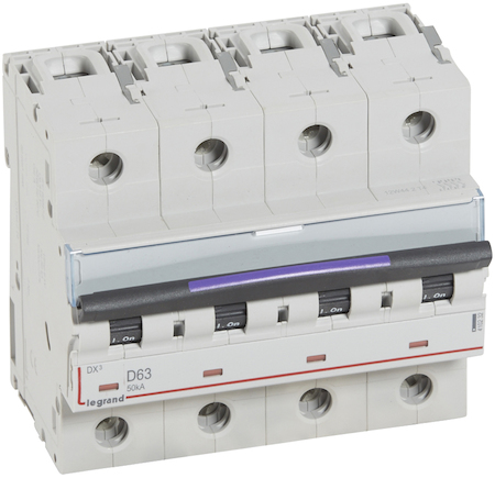 Legrand 410232 DX3 авт.выкл. 50кА 63А 4п D