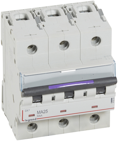 Legrand 410253 DX3 авт.выкл. 50кА 25А 3п MA