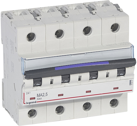 Legrand 410257 DX3 авт.выкл. 50кА 2,5А 4п MA