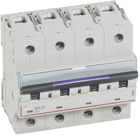 Legrand 410260 DX3 авт.выкл. 50кА 10А 4п MA