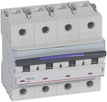 Legrand 410262 DX3 авт.выкл. 50кА 16А 4п MA