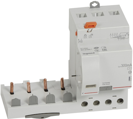 Legrand 410512 Диф.блок DX3 63A 4П 300mA-AC