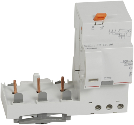 Legrand 410608 Диф.бл.DX3 63A 3П Hpi 300m1,5м