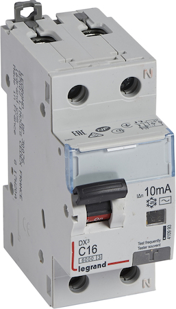 Legrand 410993 АВДТ DX3 1П+Н C16А 10MA-AC
