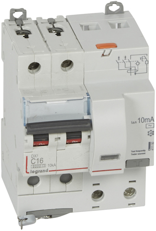 Legrand 411150 АВДТ DX3 2П C16А 10MA-AC 4м