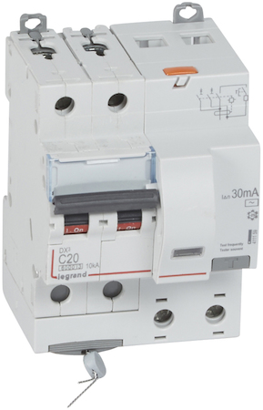 Legrand 411159 АВДТ DX3 2П C20А 30MA-AC 4м
