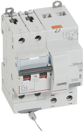 Legrand 411172 АВДТ DX3 2П C16А 300MA-AC 4м