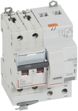 Legrand 411173 АВДТ DX3 2П C20А 300MA-AC 4м