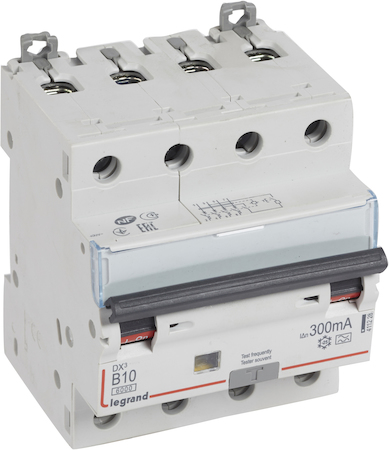 Legrand 411228 АВДТ DX3 B10A 4П 300mA-A