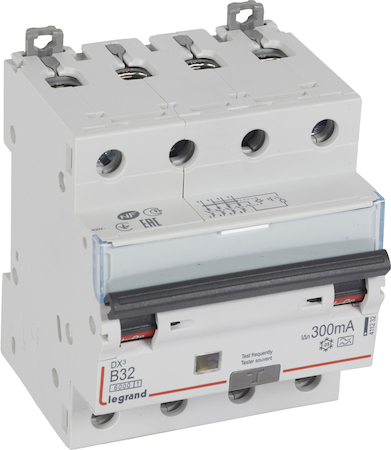 Legrand 411232 АВДТ DX3 B32A 4П 300mA-A