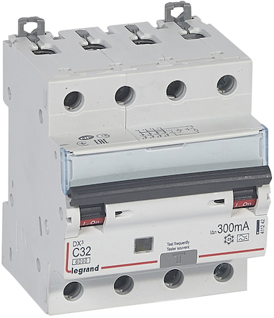Legrand 411242 АВДТ DX3 4П C32А 300MA-A