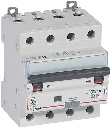 Legrand 411360 АВДТ DX3 B20A 4П 300mA-AC