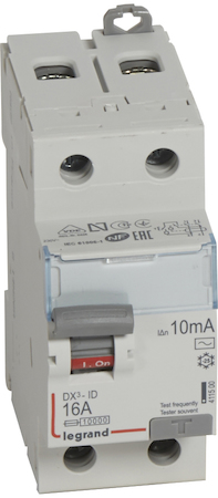 Legrand 411500 ВДТ DX3 2П 16А 10мА-AC