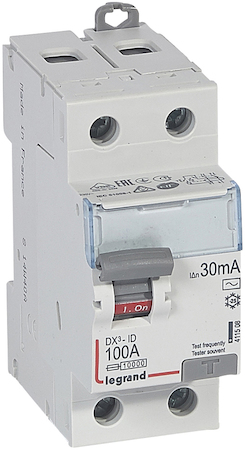 Legrand 411508 ВДТ DX3 2П 100А 30мА-AC