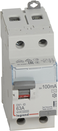 Legrand 411516 ВДТ DX3 2П 63А 100мА-AC