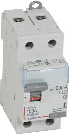 Legrand 411537 ВДТ DX3 2П 100А 100мА-AC-S