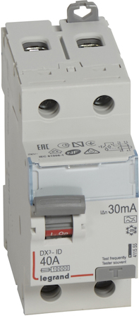 Legrand 411555 ВДТ DX3 2П 40А 30мА-A