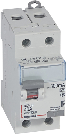 Legrand 411570 ВДТ DX3 2П 40А 300мА-A