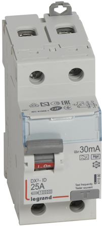 Legrand 411590 ВДТ DX3 2П 25А F 30мА