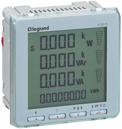 Legrand 412053 Мультиметр для монтажа на дверь шкафа (с дополнительными функциями)
