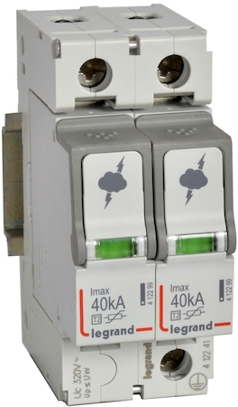 Legrand 412241 УЗИП T2 40KA 2P